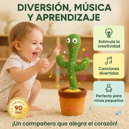 Cactus BabyDance™ -  Transmite diversión y movimiento seguro para bebés.