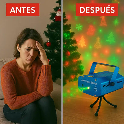 Proyector Láser Navideño - La Magia de la Navidad en Tu Hogar