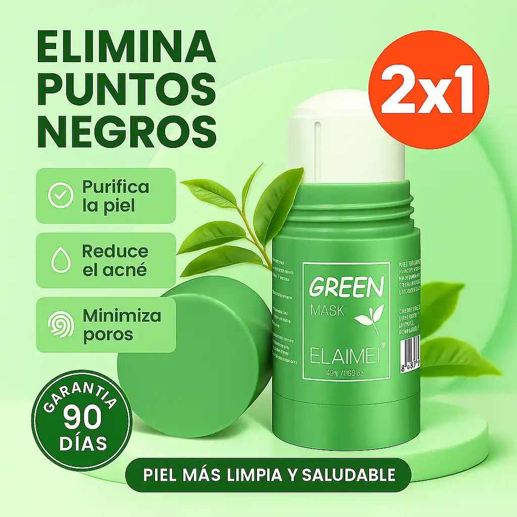 Green Mask: Adiós Granitos y Puntos Negros - Oferta 2x1